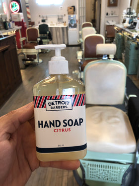 8 oz. Hand Soap - Citrus (Barber Formulated)