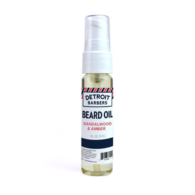 1 oz. Beard Oil w/ Pump Top  - Sandalwood & Amber