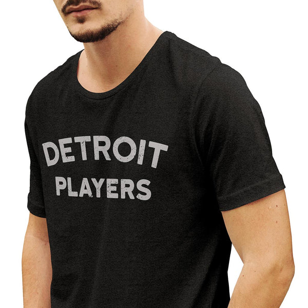 'Detroit Players' Heather Charcoal T-Shirt
